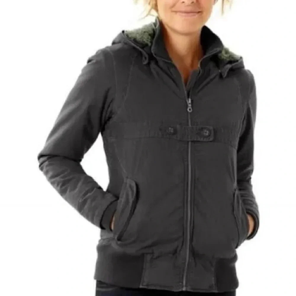 Horny Toad Utility Outdoor Organic Cotton Fleece Lined Brown Size M